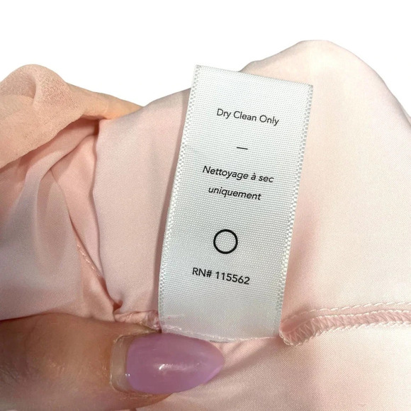 Likely Chester Pleated Sleeveless‎ Top in Pale Pink Size 0 - Picture 9 of 9